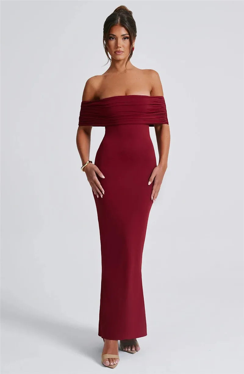 Backless sexy maxi dress