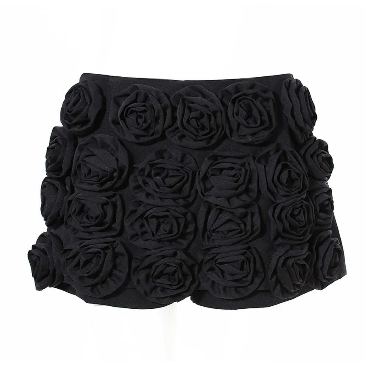 Rose  decorated mini skirt