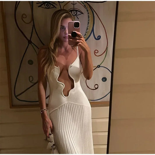 White long dress